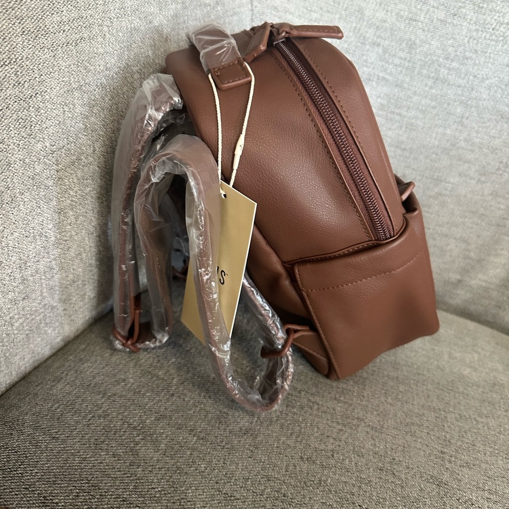 Beis Nwt Essential Mini Backpack In Maple - image 3